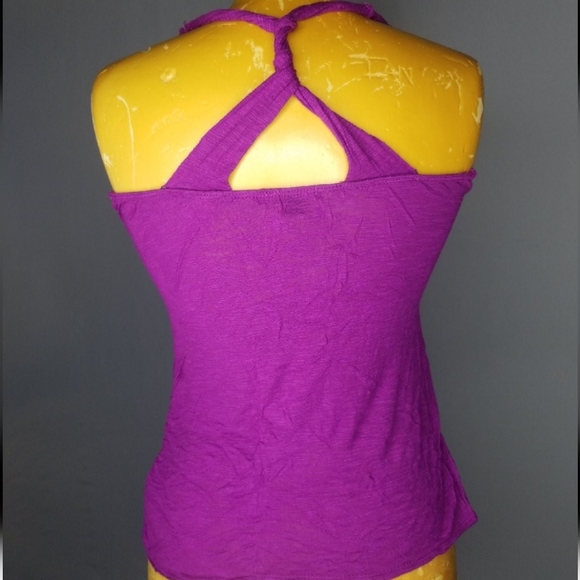SOLD Twentyone purple racerback tank top - Picture 4 of 5